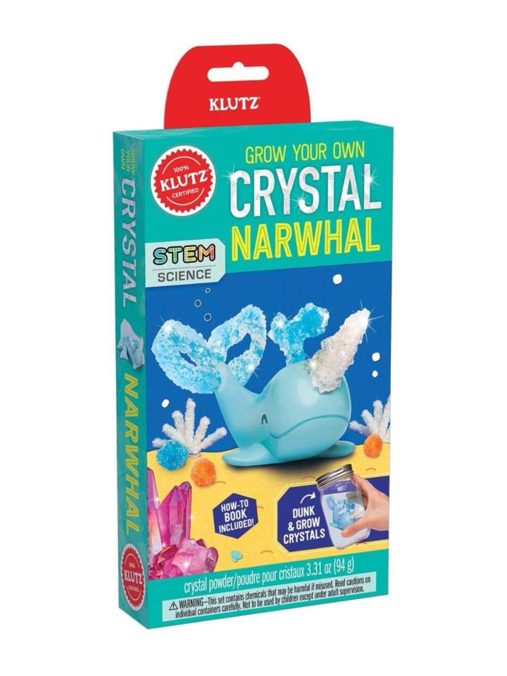 Grow Your Own Crystal Narwhal Kit